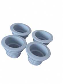 4 piezas de anillos de sellado de tuberías de drenaje de plástico flexible, adecuados para lavadoras, cocinas y baños - sin necesidad de electricidad, artículo esencial para volver a la escuela - multicolor - Ver 12