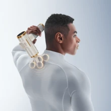 High-Power Muscle Relaxer, Massage Gun, Deep Tissue Back Massage For Athletes For Pain Relief, Percussion Massager With 10 Massages Heads & Silent Brushless Motor, Gifts For Fathers Day,Hot Fashion - Solid Color - View 9