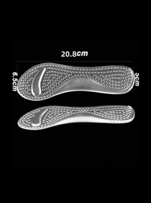 1 Pair / 2 Pairs Transparent Silicone Cushion Pads, Soft Arch Support Insoles For Women High Heels Sandals Boots, Shock Absorbing Slip-Resistant Gel Pad Liners For Ballet Flats