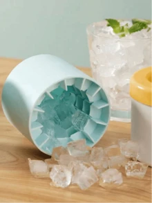 Khay làm đá 3D bằng silicon dễ tháo rời có nắp đậy, thiết kế nhiều lớp dùng cho cocktail, trái cây và đồ uống, có thể tái sử dụng cho gia đình, quán bar, câu lạc bộ và sử dụng ngoài trời vào mùa hè - Người bạn đồng hành trong nhà bếp - Xanh lam - Cực lớn - Xem 7