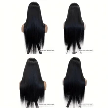 200% Density Straight Lace Front Wigs Human Hair 4*4 5*5 13x6 13x4 HD Transparent Lace Front For Glueless Brazilian Virgin Hair Glueless Wig Human Hair Pre Plucked With Baby Hair Hairline