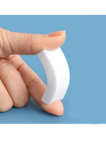 4 件 2B 铅笔橡皮擦，用于书写的矩形橡皮擦，办公和学生用品，返校礼物，学校文具，学生文具 - 白色 - 查看 5