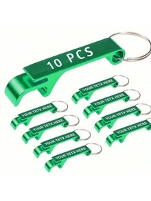 [定制]10/30件可定制金属开瓶器钥匙扣，优雅便携，非常适合野餐，酒吧和生日派对的个性化礼物，厨房和餐厅配件，无需电源，派对，生日装饰，装饰时尚， - 彩色 - 查看 16