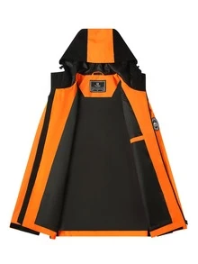 Veste à capuche légère de couleur unie pour hommes, équipement décontracté pour le printemps et l'automne, convient pour la randonnée et l'escalade en montagne