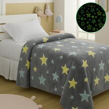 Children's Magic Blanket Glow In The Dark Fluorescent Blanket 2.00x1.50 MTS - 星星 - 查看 1