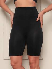 Bermuda Shorts High Compression Shapewear 36 To 52 One Size Plus Size - màu đen - Xem 5