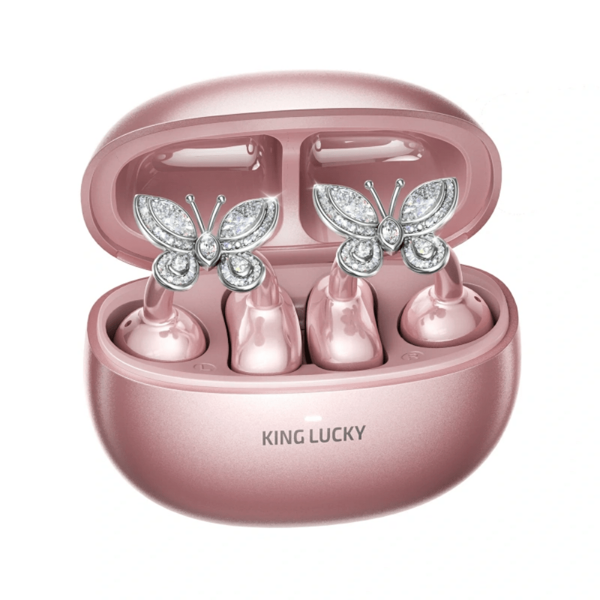 Kinglucky Audífonos inalámbricos Bluetooth 5.4 con micrófono Kinglucky Clip-On Open Ear, 50H de reproducción, a prueba de ruido, resistente al agua, auriculares deportivos, cómodos para personas con orejas pequeñas y usuarios de gafas, para practicar ejercicio, manos libres para teléfono móvil
