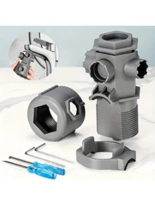 Juego de llaves de 16 pulgadas 1-en-1 para aireador de grifo, diseñado para grifos de cocina y baño, válvula de salida, herramienta de desmontaje multifuncional para la reparación de grifos