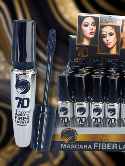 XINSON Set de 3 pz rimel color negro waterproof con volumen 7D maquillaje pestañas volumen intenso resistente al agua duración prolongada