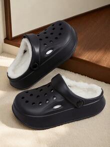 Winterwarme Mode Jungen und Mädchen Höhle Hausschuhe flach, bequem für Zuhause, Lässig, Alltag und Outdoor-Partys, neue Kinderhausschuhe