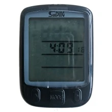 1 pieza Odómetro de bicicleta, velocímetro de ciclismo a prueba de agua para uso en exteriores, velocímetro multifunción con pantalla LCD grande, velocímetro para bicicletas de carretera y de montaña