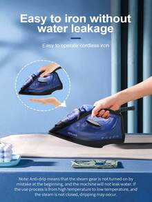 SOKANY 1 pezzo Ferro da stiro a vapore ad alta potenza da 1600W, Stiratore portatile per indumenti, 5 impostazioni di calore, Serbatoio dell'acqua grande da 190ML, Rimuovi pieghe per uso domestico e da viaggio, Stiratore portatile per indumenti da viaggio per affari
