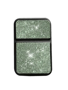 Espejo de lápiz labial plegable de lujo con diamantes brillantes - Aplica maquillaje fácilmente en cualquier momento y lugar, espejo de maquillaje plegable portátil brillante con cristales - Diseño rectangular, adecuado para bolsos, fiestas, citas, etc., espejo de bolsillo plegable con diamantes incrustados de alta definición, disponible en múltiples estilos de color de diamantes, adecuado como regalo del Día de San Valentín, regalo del Día de la Madre o regalo para hermanas. - Multicolor - Ver 11