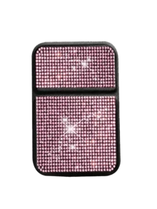 Espejo de lápiz labial plegable de lujo con diamantes brillantes - Aplica maquillaje fácilmente en cualquier momento y lugar, espejo de maquillaje plegable portátil brillante con cristales - Diseño rectangular, adecuado para bolsos, fiestas, citas, etc., espejo de bolsillo plegable con diamantes incrustados de alta definición, disponible en múltiples estilos de color de diamantes, adecuado como regalo del Día de San Valentín, regalo del Día de la Madre o regalo para hermanas. - Multicolor - Ver 10