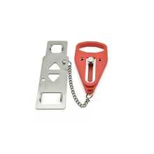 1 件旅行门锁，可拆卸和升级的 2 孔门锁，用于旅行和个人保护 - 无需钻孔，酒店房间手动门挡，提高安全性 - 彩色 - 查看 15