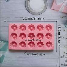 Silicone Spiral Mold: Convenient To Use, Can Be Used To Make Cute Spiral Snacks. Flexible Mold, Easy To Clean Mold For Baking Small Tools, Spiral Dessert Mold, Etc! Spiral Mold, Cute Snack Mold, Kitchen Utensils