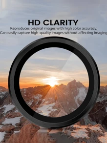 3 Packs Compatible With IPhone 15 Camera Lens Protector, Tempered Glass 9H Hardness, Anti-Scratch Metal Single Lens Protector Compatible With Apple 16 Pro/16 Pro Max/15 Pro14pro Max/14plus/13/12mini/11/16e, 9H Tempered Glass Hardness, Reduce Photo Glare, Easy To Install Screen Prot