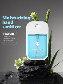 1 pieza de 38ml Desinfectante de manos portátil con múltiples aromas/Spray hidratante para pies. Limpieza suave, mantiene las manos limpias, portátil y de secado rápido, hidratante y protector para talones secos. Aroma refrescante, protección integral para comer fuera, interactuar con mascotas, actividades al aire libre, transporte público y volver a la escuela