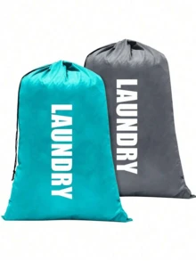 Washable Drawstring Laundry Bags Extra Large Heavy Duty College Dorm Dirty Laundry Clothes Travel Bag And Gym Clothes Bag Laundry Bag, Extra Large Travel Organizer For Dirty Clothes, Travel Accessories Storage, Everyday Home Storage. Laundry Travel Bag, Dorm Room Essentials, College Essentials, Travel ACCESSORIES, Multiple Colors Available School Supplies School Accessories Back To School University Students,Pursetravel Essentials Vacation Holiday School Stuff Packing Cubes Dorm Room Essentials College - Multicolor - View 3