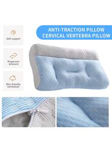 NetHong Cervical Memory Foam-Pillow For Neck And Shoulder Pain,Ergonomic Orthopedic UK - C - View 9