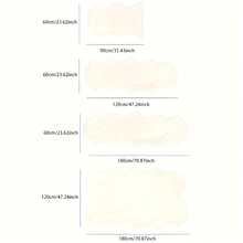 仿羊皮毛地毯，浅灰色长毛绒地毯，厚实蓬松，适用于卧室、客厅，可用作坐垫、浴室、厨房装饰地毯 - 灰色 - 查看 3