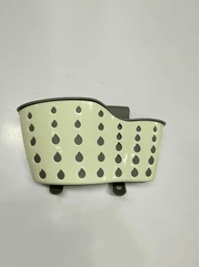 1pc Sink Hanging Drain Basket With Silicone Storage Box, Adjustable Shoulder Strap Drain Rack, Sponge Holder, Faucet Hanging Basket, Kitchen Storage Bag, Perfect For Storing Sponges And Rags In The Kitchen.