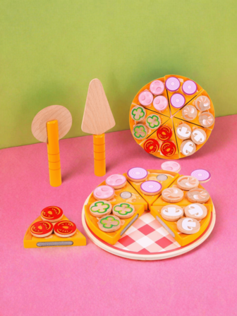 Juego de comida de juguete para niños, juguetes de comida con verduras, postres, sándwiches, sushi, comida falsa con juguete de pizza, comida de juego, accesorios de cocina de juego, regalo para niños y niñas
