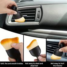 Multifunctional Car Detailing Brush Set For Cleaning Interior Or Exterior, Car Interior Dust Removal Brush With Soft Bristles & Ergonomic Handle, Multi-Surface Cleaning Tool For Air Vents, Dashboard, Center Console, Wheels, Leather Upholstery Seat, Compact Car Care Accessory, Ergonomic Grip, Car Cleaning Accessories