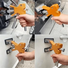 Outils de réparation de bosses de voiture, kit de réparation de bosses sans peinture, outil de débosselage de carrosserie, avec joint bleu, convient pour les outils de réparation de bosses de voiture