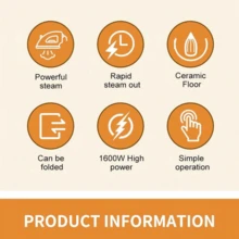 SOKANY2130 Ironing Brush Mini Handheld Hanging Ironing Machine Household Convenient Electric Iron Ironing Brush Steam Iron