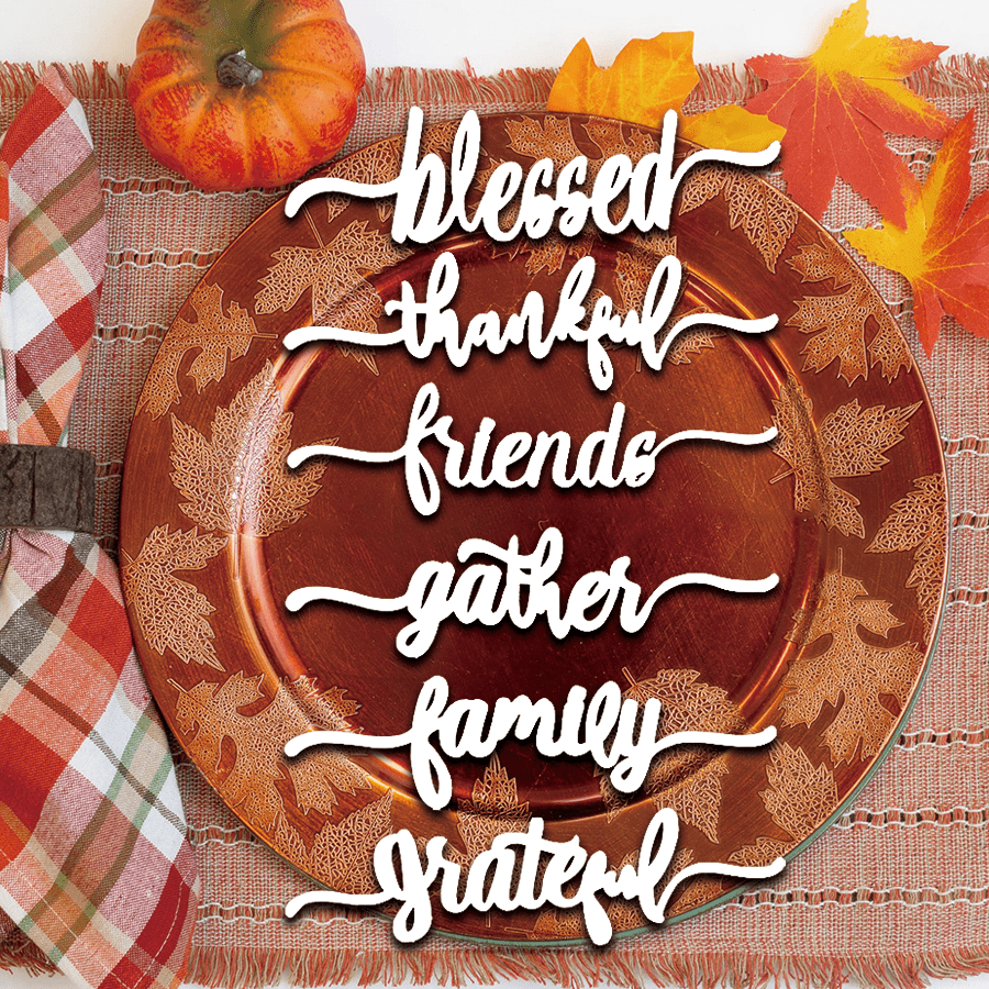 6 Autumn Thanksgiving Silhouette Wooden Table Cards, Grateful Heart, Joyful Mood, Full Of Blessings, Wooden Table Party, Autumn Theme Thanksgiving Party Table, Home Decoration, Multi-Color Optional. Very Suitable For Wall Decoration, Living Room Home Decoration, Wall Decoration Halloween Decor Fall Decor Room Decor Autumn Decor