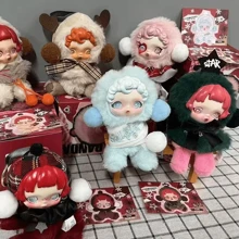 Figura coleccionable de la caja ciega Kullpanda Winter Melody, muñeca de regalo, adorno decorativo