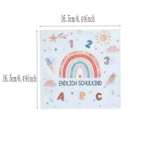 40 قطعة من الورق ذو موضوع "أخيرًا طفل مدرسي"، مناسب لموسم العودة إلى المدرسة، وحفلات التخرج، وأحداث الفنادق، والحفلة الشاي، وأحزاب الربيع، والزفاف