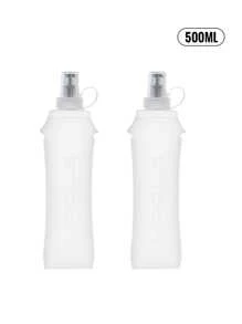 WRELS 1 pièce Bouteille d'eau de sport pliable de 150/250/500 ml, bouteille d'eau chaude et froide sans odeur pressée à chaud