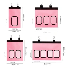 Kaninchen Heubag Feeder, rosa 600D Oxford-Tuch-Gewebe Heu hängender Feeder-Aufbewahrung für Kaninchen, Chinchilla und kleine Tiere
