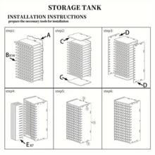240 槽马克笔收纳架，水彩笔和彩色铅笔收纳盒，桌面收纳盒，适用于家庭、学校、办公室，农历新年装饰礼物 - 白色240孔 - 查看 8
