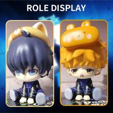 “MellowVivi 蓝色地带可爱系列 Vol.1”——跨境独家盲盒系列！这款蓝色主题系列包含6款可爱的8-10厘米ABS材质人偶。非常适合用作办公桌装饰、车内摆件或减压收藏品。符合国际标准，是生日、新年礼物或动漫迷收藏的理想之选。 - 彩色 - 查看 4