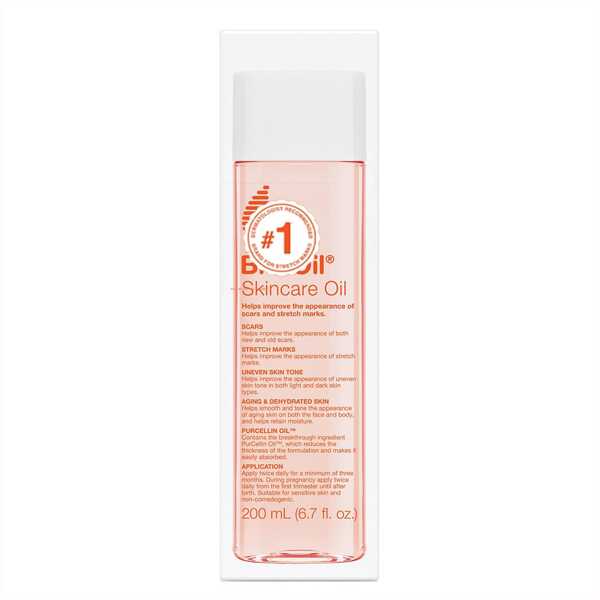 Skincare Body Oil Serum, Face And Body Moisturizer With Vitamin E & A, For Scars, Stretch Marks, Sensitive Skin, All Skin Types, Dermatologist Recommended, Non-Comedogenic, 6.7 Oz