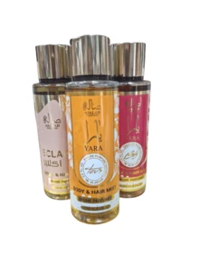 AL Wataniah Pack de 3 UNIDADES Yara Candy 250ml ,Yara Tous 250ml y Eclaire 250ml Set  Brumas corporales femenina duradera, lujosa, sensual, sexy Entrega 24/48h NOVEDAD