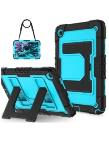 1 件大号支架平板电脑保护套,带肩带,兼容 iPad Mini 6 (2021)/Mini 7 (2024)、iPad 10.2 7th 8th 9th (2019/2020/2021)、iPad 10th 10.9 (2022)/iPad (A16) 11" (2025)、iPad Air 4 10.9 (2020)、iPad Air 5 10.9 (2022)、iPad Air 11 M2/M3 (2024/2025)、Tab A9 Plus 11",带铅笔插槽 - 彩色 - 查看 84