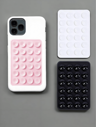 1 PIEZA Funda de teléfono de silicona con ventosa, agarre de ventosa para teléfono, Octobuddy, agarre de teléfono pegajoso, soporte de teléfono adhesivo pegajoso para teléfono celular