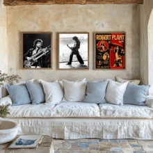 1 pezzo cartellone murale senza cornice, 1 pezzo popolare cartellone da parete dell'aeronave Band L-LED Z-Zeppelin, stampa artistica per decorazione domestica, sala da pranzo, camera da letto, bar, impermeabile, opzionale con cornice - Multicolore - Visualizzare 7