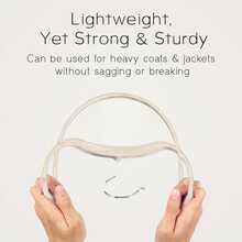 50 件植绒儿童衣架，防滑晾衣架，植绒婴儿衣架 - 防滑衣架，适合婴儿、幼儿和婴儿衣服 - 简约设计儿童衣柜衣架 - 彩色 - 查看 5