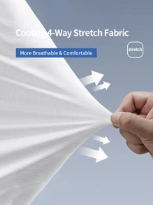 Men's Ultra-Lightweight Quick-Dry Sports T-Shirt - Lightweight Short Sleeve, Polyester Blend, Knitted Mesh Fabric, Suitable For Running, Training And Casual Daily Wear