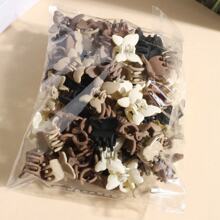 15/20/30pcs Versatile Fashion Mini Hair Clips, Women Bangs Clips, Simple Retro Hair Claws For Hairstyle Hair Accessories Women Claw Clip