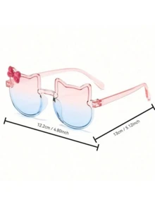 1 pieza Gafas de sol de  , lindo marco de policarbonato para mujer con protección UV de colores, gafas de moda, excelente para la decoración del hogar - Multicolor - Ver 7