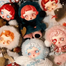 Figura coleccionable de la caja ciega Kullpanda Winter Melody, muñeca de regalo, adorno decorativo