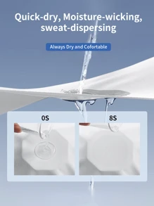 Men's Ultra-Lightweight Quick-Dry Sports T-Shirt - Lightweight Short Sleeve, Polyester Blend, Knitted Mesh Fabric, Suitable For Running, Training And Casual Daily Wear