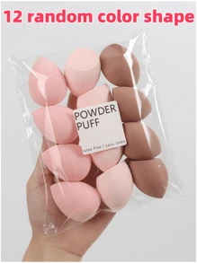 Medium Size Beauty Egg 6-Piece Set, Foundation Mixed Beauty Sponge, Flawless Liquid, Cream And Powder, Multi-Color Makeup Sponge, Dry And Wet All-Purpose Foundation Makeup Cream Without Latex, Suitable For All Skin Types.