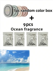 2/5/10pcs Household Long-Lasting Deodorant Perfume Tablets With An Extra 1 Case - Solid Perfume Deodorant Tablets, Suitable For Home, Car, Luggage, Bathroom, Bedroom, Wardrobe And Toilet